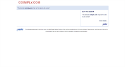 Desktop Screenshot of coiniply.com