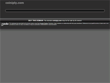 Tablet Screenshot of coiniply.com